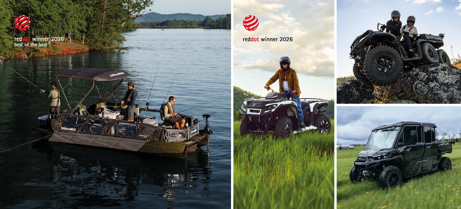 BRP remporte quatre prix de design Red Dot dont un prestigieux Best of the Best